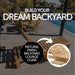 Cancun Natural Teak Outdoor Chaise Lounger with Side Table - Sweatfully