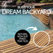 Denali Natural Teak Outdoor Interlocking Tiles, 9 Slat (10 sq ft) - Sweatfully