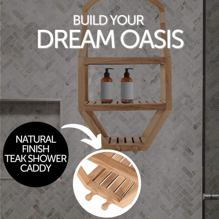 Tulum Natural Shower Caddy - Sweatfully
