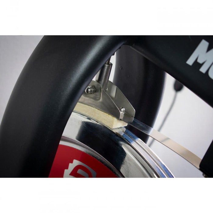 Stationary Exercise Bike - Muscle D Fitness - Commercial Grade Stationary Bike with Device Holder - Sweatfully