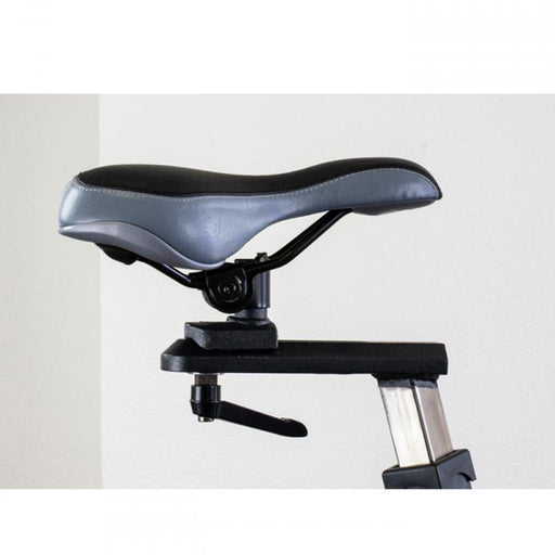 Stationary Exercise Bike - Muscle D Fitness - Commercial Grade Stationary Bike with Device Holder - Sweatfully