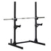 Compact Squat Stand Fitness Package - Muscle D - Vertical Bar Storage - Sweatfully