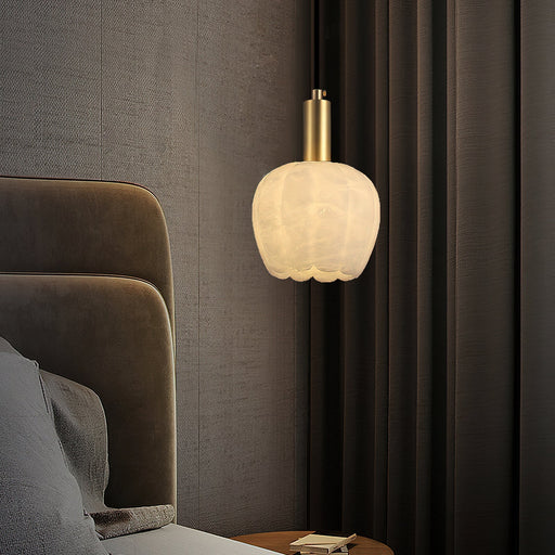 Lilin Alabaster Pendant Light - Sweatfully