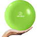 9 Inch Small Exercise Ball for Stability, Barre, Pilates, Yoga, and Balance (Electric Blues) - Sweatfully
