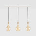 Linear Triple Pendant in Brass - Sweatfully