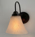 Modern Farmhouse LINEN Glass Wall Sconce Lighting Fixture - Sweatfully