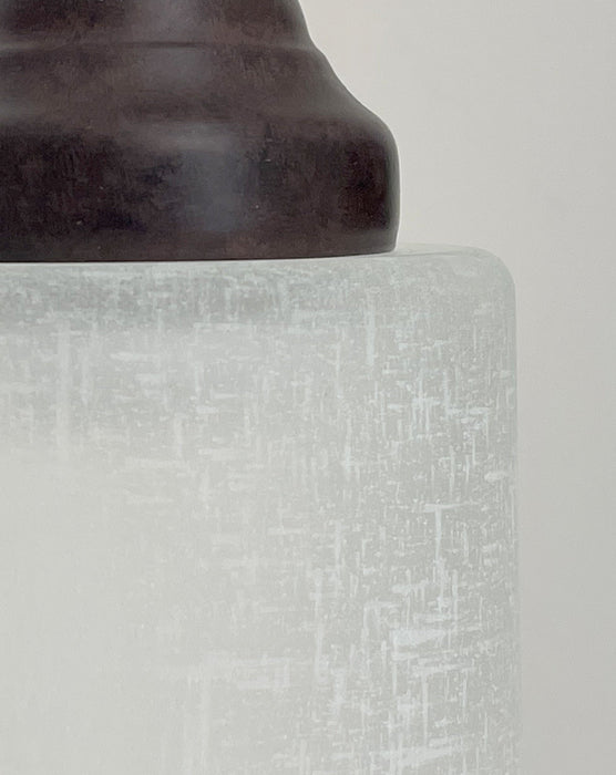 Modern Farmhouse Linen & Clear Glass Wall Sconce Lighting - Sweatfully