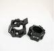7' Stainless Steel Bearing Olympic Bar and Bumper Plate Set - Sweatfully