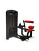 Elite Selectorized Low Back Extension - Muscle D Fitness - Commercial Adjustable Seated Pin Selectorized Low Back Extension - Sweatfully