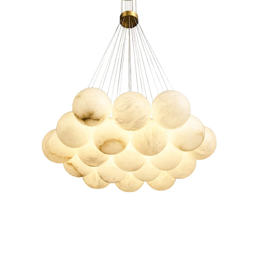Lunar Alabaster Spherical Chandelier - Sweatfully