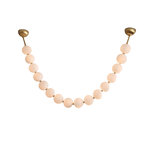 Luxurious Pearl Necklace Chandelier - Sweatfully