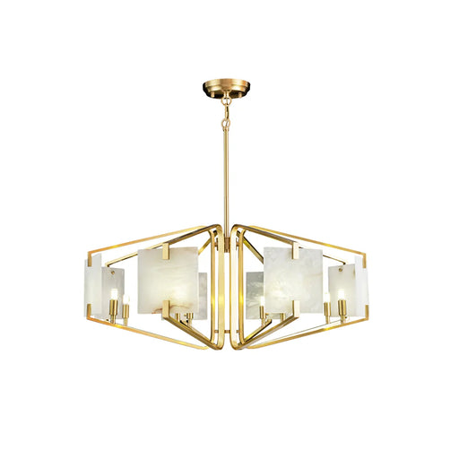 Luxury Alabaster Appareil Chandelier - Sweatfully