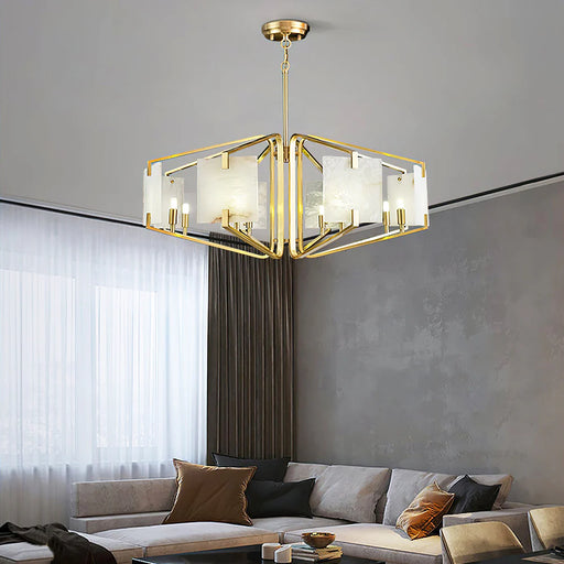 Luxury Alabaster Appareil Chandelier - Sweatfully