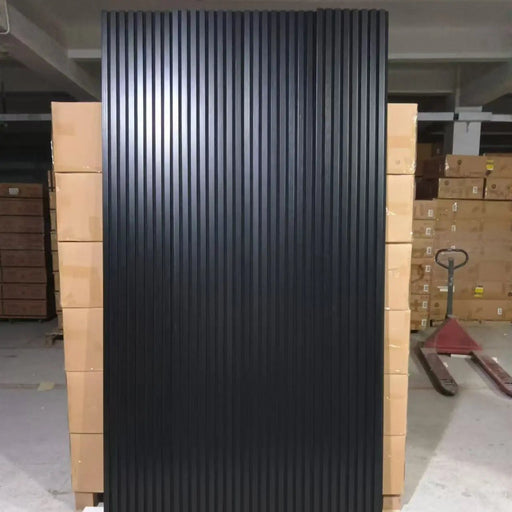 Luxury Black Acoustic Solid Wood Wall Panels ( 2 Panels Per Box） - Sweatfully