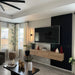 Luxury Black Acoustic Solid Wood Wall Panels ( 2 Panels Per Box） - Sweatfully