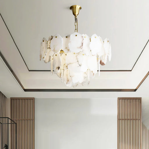 Luxury Gloire Alabaster Chandelier - Sweatfully