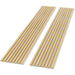 Luxury Oak | Grey Felt | Acoustic Solid Wood Wall Panels ( 2 Panels Per Box） - Sweatfully