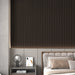 Luxury Smoked Walnut Acoustic Solid Wood Slat Wall Panels ( 2 Panels Per Box） - Sweatfully