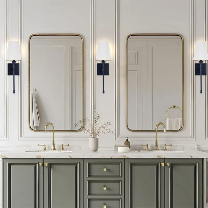 Manor Modern Traditional 1-Light Wall Sconce Light - Sweatfully