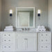 Manor Modern Traditional 1-Light Wall Sconce Light - Sweatfully