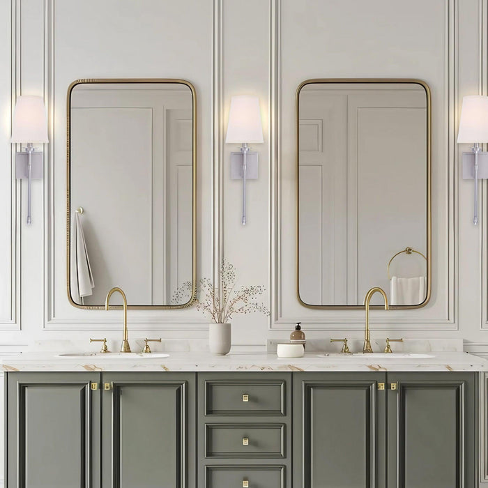 Manor Modern Traditional 1-Light Wall Sconce Light - Sweatfully