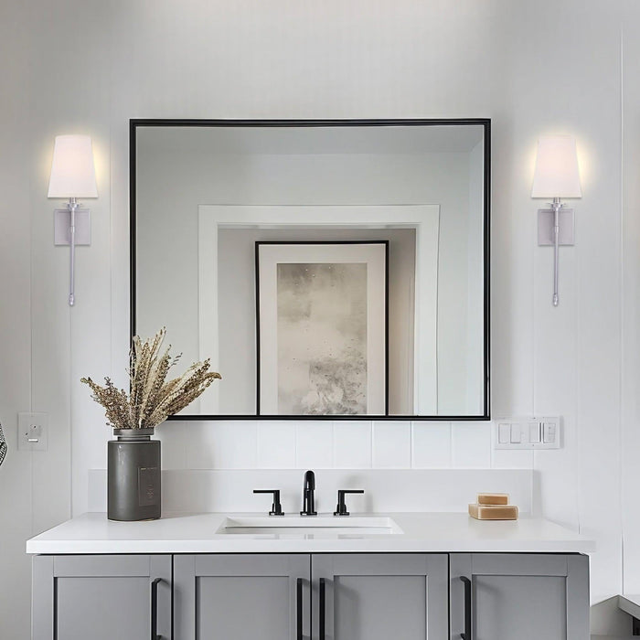 Manor Modern Traditional 1-Light Wall Sconce Light - Sweatfully