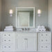 Manor Modern Traditional 1-Light Wall Sconce Light - Sweatfully