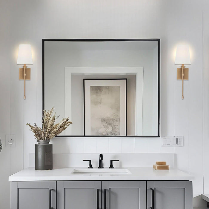 Manor Modern Traditional 1-Light Wall Sconce Light - Sweatfully