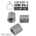 2 in. Black Merchant Coupling - Sweatfully