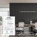 MDF Acoustic Slat Wood Wall Panels - Sweatfully