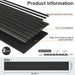 MDF Acoustic Slat Wood Wall Panels - Sweatfully