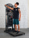 Muscle-Flight Trainer - Muscle D Fitness - Heavy Base - Adjustable Height and Range of Motion - Selectorized - Sweatfully
