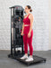 Muscle-Flight Trainer - Muscle D Fitness - Heavy Base - Adjustable Height and Range of Motion - Selectorized - Sweatfully
