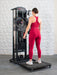 Muscle-Flight Trainer - Muscle D Fitness - Heavy Base - Adjustable Height and Range of Motion - Selectorized - Sweatfully