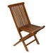 Telluride Teak Outdoor Patio Folding Chair - Sweatfully