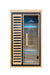 Peak Saunas Shasta 1-Person Indoor Full Spectrum Infrared Sauna with XL Medical-Grade Red Light Therapy & Smart WiFi App Control - Sweatfully