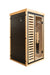 Peak Saunas Shasta 1-Person Indoor Full Spectrum Infrared Sauna with XL Medical-Grade Red Light Therapy & Smart WiFi App Control - Sweatfully