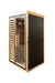 Peak Saunas Shasta 1-Person Indoor Full Spectrum Infrared Sauna with XL Medical-Grade Red Light Therapy & Smart WiFi App Control - Sweatfully