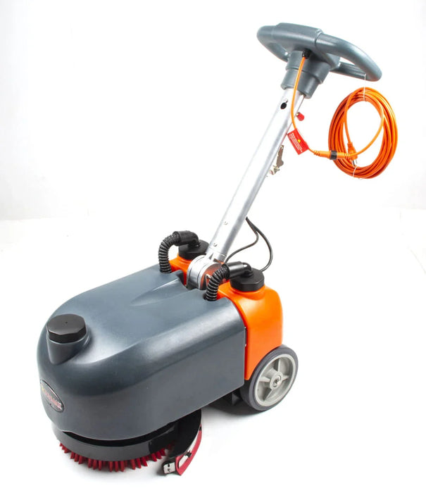 RT15 14" Commercial Compact Floor Scrubber Machine, 14500 sqft/h, 4-Gal Sewage Tank, Efficient Cleaning for Hard Floors - Sweatfully