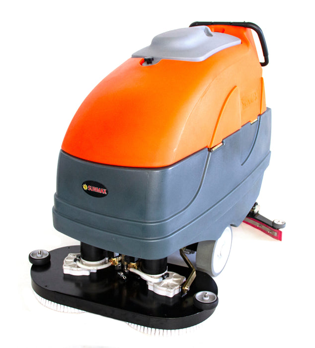 RT120 34" Self-Propelled Floor Scrubber Machine, 33-gal Tank, 75,000 sqft/h - Sweatfully