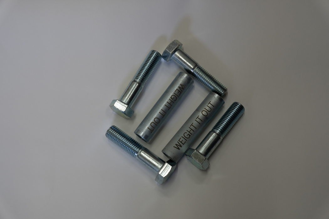 Dumbbell Standard 1" Handle Screwable Pair - Sweatfully