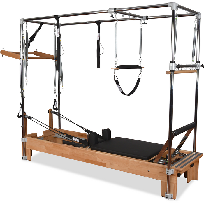 Private Pilates Premium Wood Cadillac-Reformer Bundle - Sweatfully