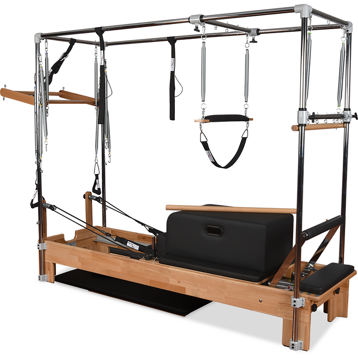 Private Pilates Premium Wood Cadillac-Reformer Bundle - Sweatfully