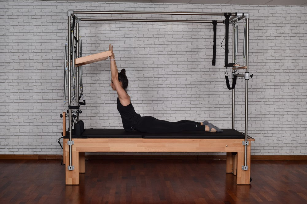 Private Pilates Premium Wood Cadillac Trapeze Table - Sweatfully
