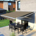Multiple Awnings Brasilia Europa Premium Outdoor Electric Retractable Sun Shade Awning With White Frame (SAK63824) - Sweatfully