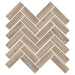 Mood Wood Glazed Herringbone Mosaic Tile 12"x15" - Sweatfully