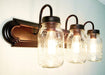 Mason Jar Bathroom Vanity Light - Sweatfully