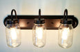 Mason Jar Bathroom Vanity Light - Sweatfully