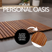 Wyoming Oiled Teak Shower and Bath String Mat 31.4″ x 19.6″ - Sweatfully