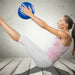 9 Inch Small Exercise Ball for Stability, Barre, Pilates, Yoga, and Balance (Electric Blues) - Sweatfully